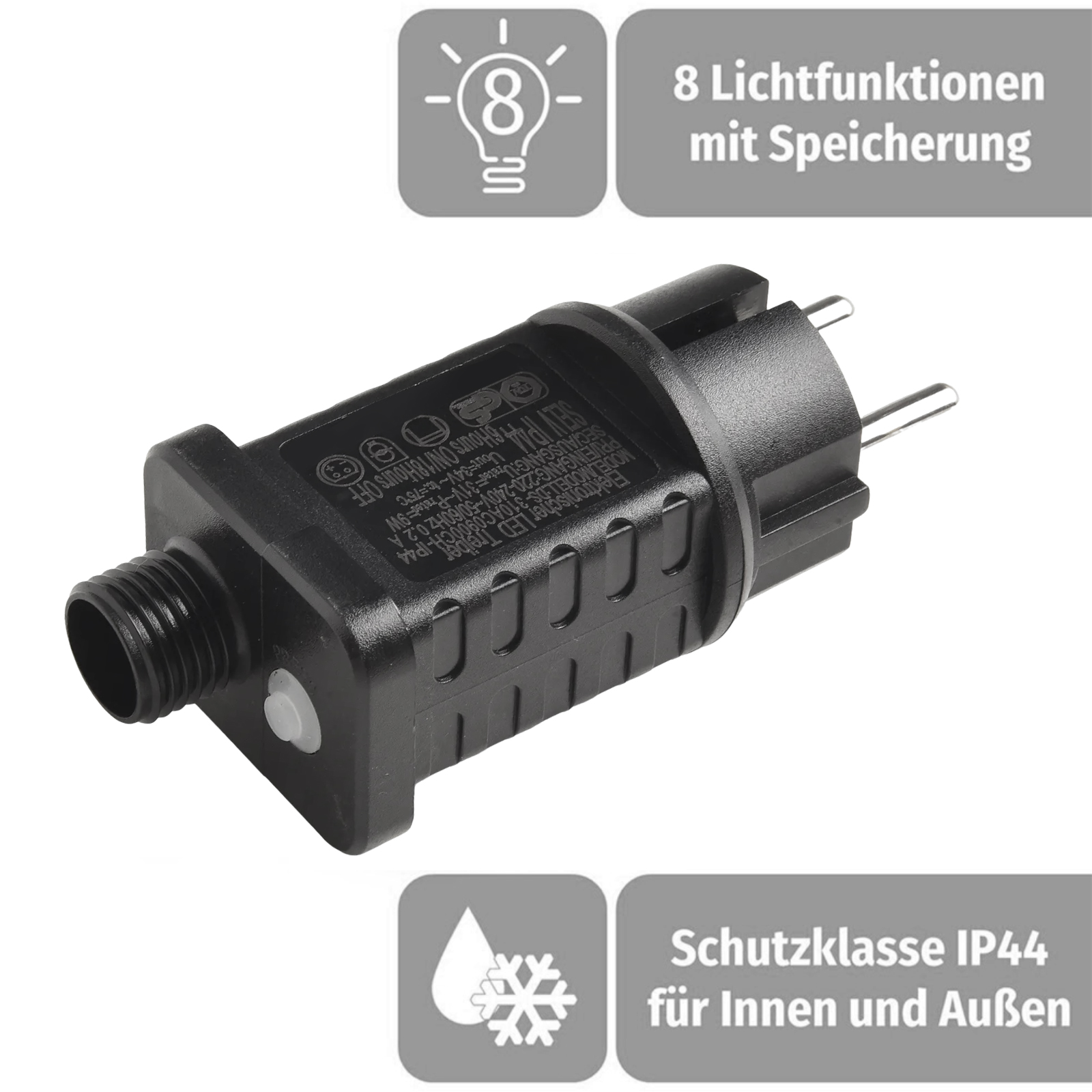 Outdoor Lighting Xmas - 31 V 9 W LED-Transformator-Netzteil mit