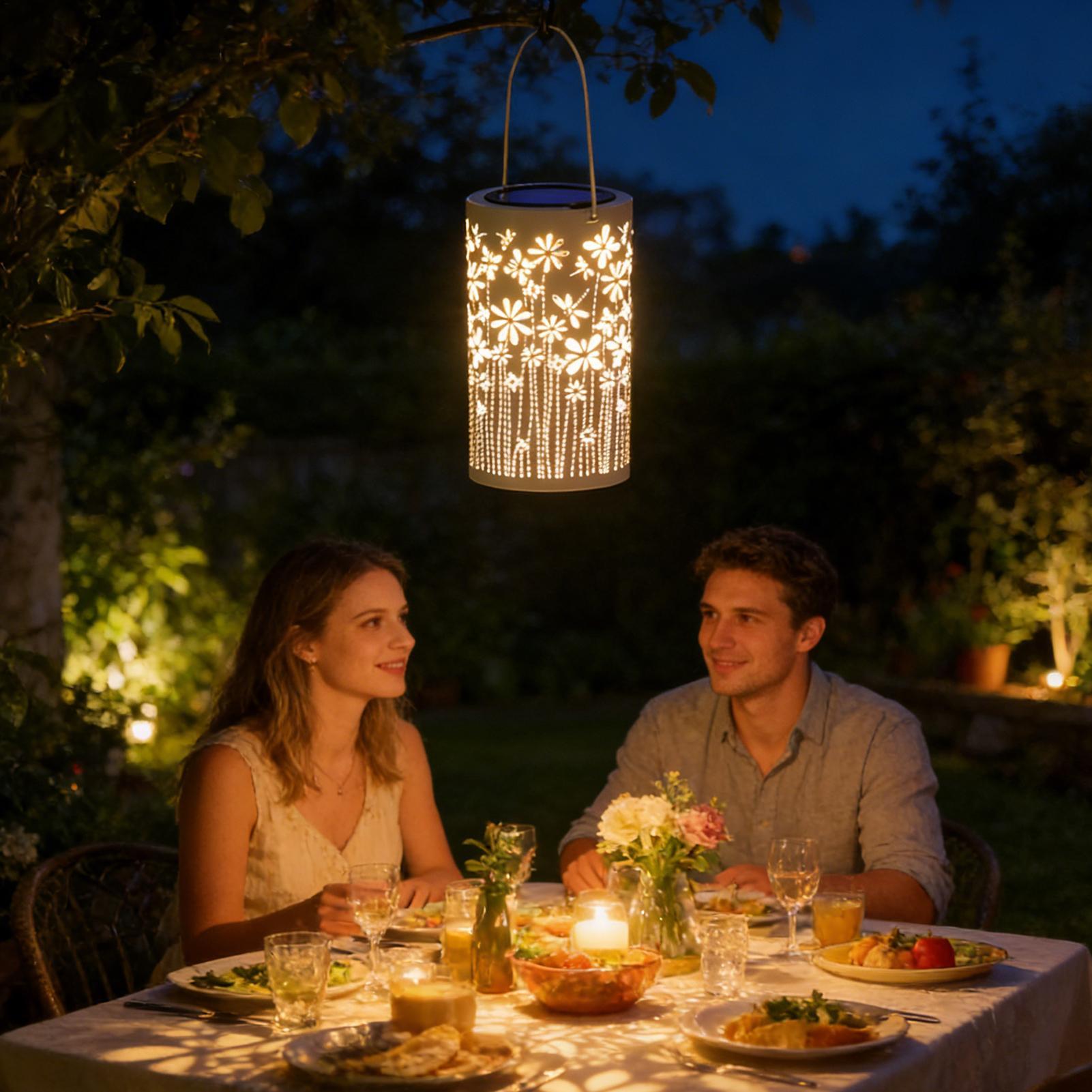 Outdoor Lighting Pathway - Außenlaternen für die Veranda, wasserdichte Blumenlampen,