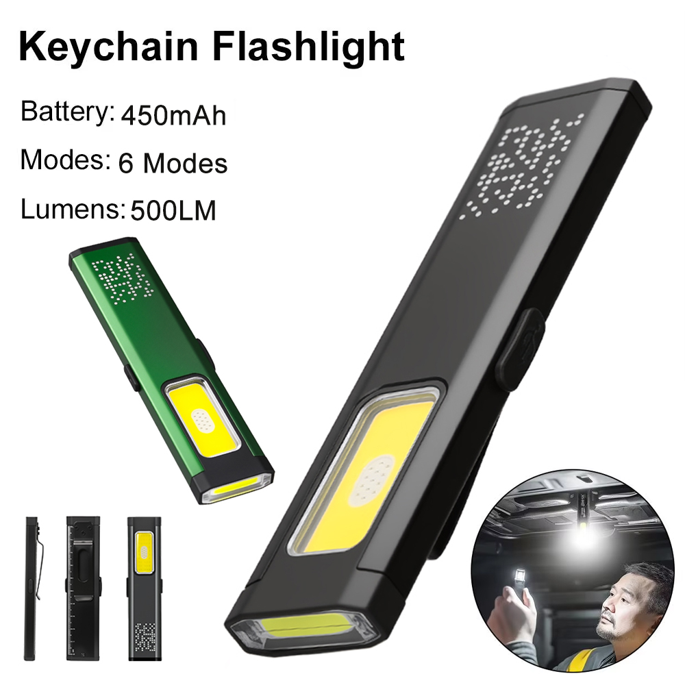 Outdoor Lighting Beacon - Tragbare wiederaufladbare Mini-LED-Taschenlampe, wasserdichte Outdoor-Arbeitstaschenlampe mit
