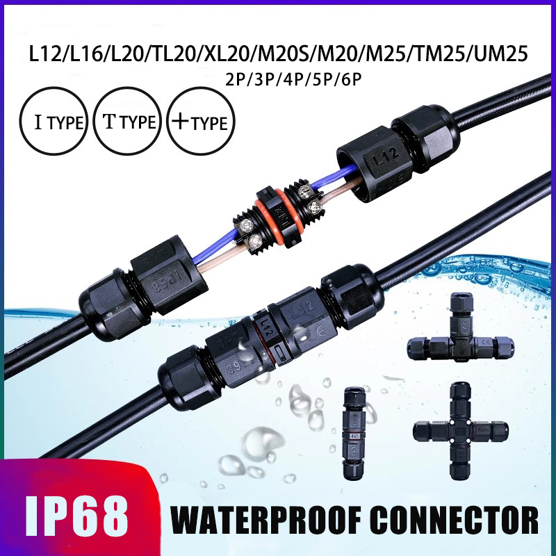 Outdoor Lighting Wire Connectors - IP68 Wasserdichter Stecker LED-Lichtkabel Elektrischer Steckverbinder