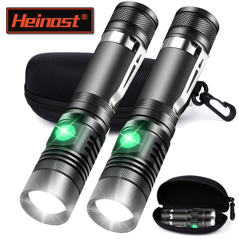 Outdoor Lighting On House - Wiederaufladbare T6-Handtaschenlampe, verwenden Sie 18650-Zoom-Taschenlampe, tragbare