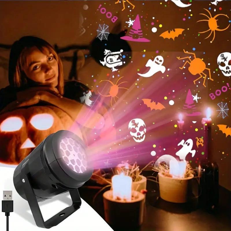 Outdoor Lighting Xmas - Halloween LED-Projektor-Licht für Außenbereich, Weihnachts-Gartendekoration mit