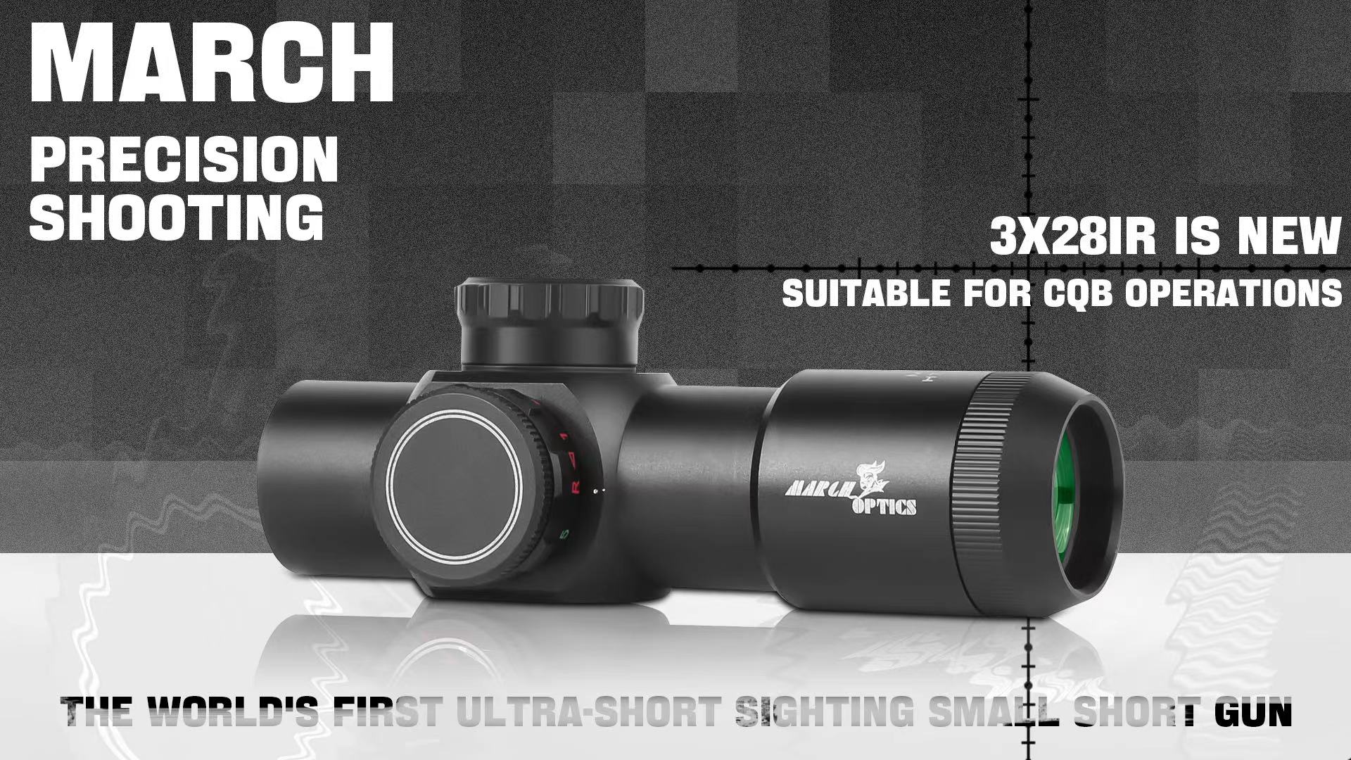 Outdoor Lighting The Range - Hochwertiges, kompaktes MARCH-HT3x28 Stativ mit Beleuchtung