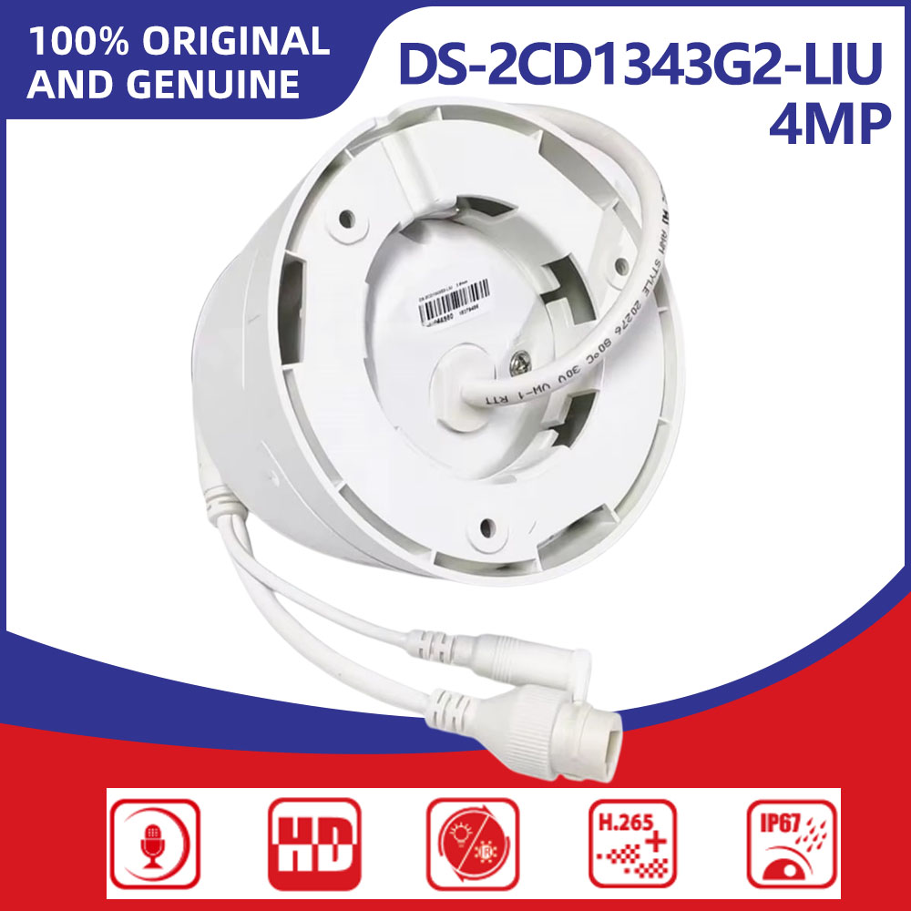 Outdoor Lighting No Electricity - Hikvision DS-2CD1343G2-LIU 4MP Feste Turret-Kamera mit