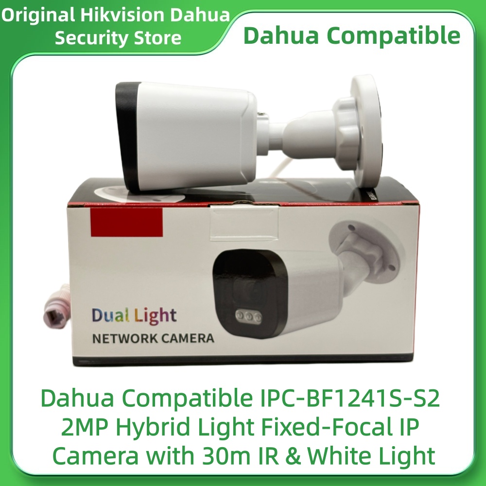 Outdoor Lighting No Electricity - Dahua-kompatible IPC-BF1241S-S2 2MP IPC-BF1441S-S2 4MP Hybrid-Licht-Fixfokus-IP-Kamera