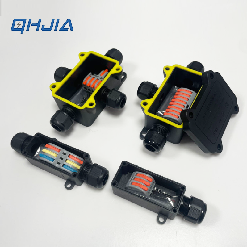 Outdoor Lighting Wire Connectors - IP68 Wasserdichte Anschlussdose PA66 Schnellverdrahtungs-Klemmenblock Outdoor-Elektrokabelverbinder
