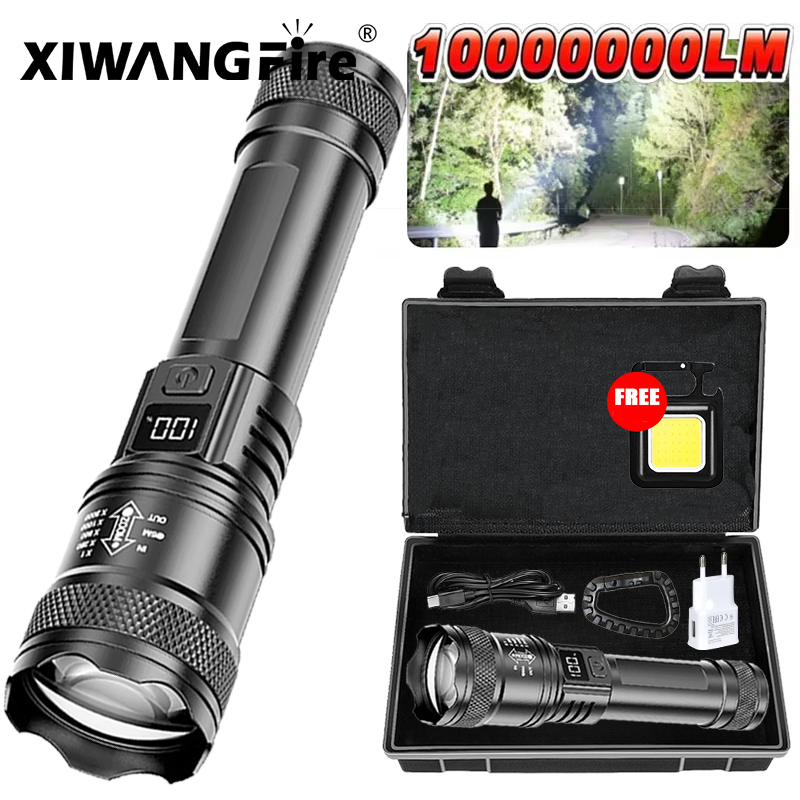 Outdoor Lighting The Range - Ultrahelle LED-Taschenlampe, 2000 lm, Typ C,