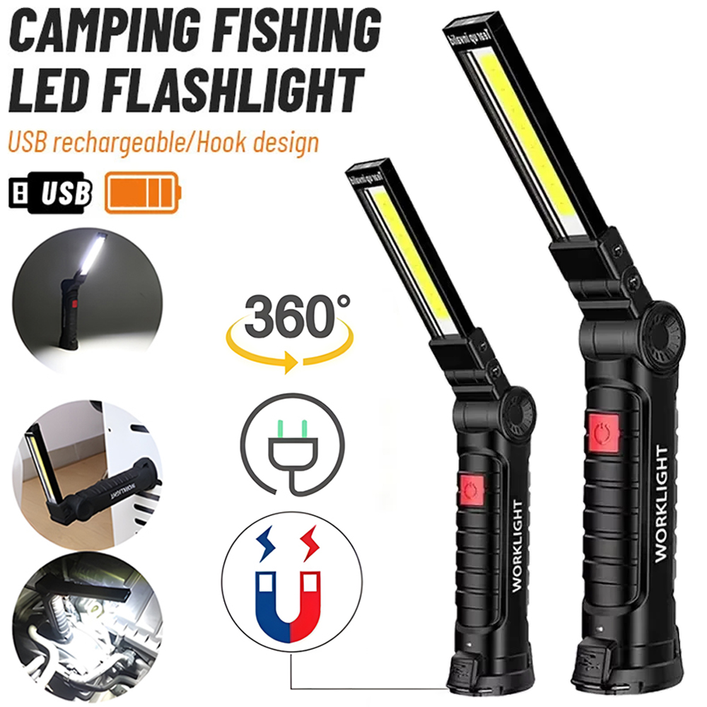 Outdoor Lighting Beacon - LED COB Taschenlampe USB wiederaufladbare Taschenlampe