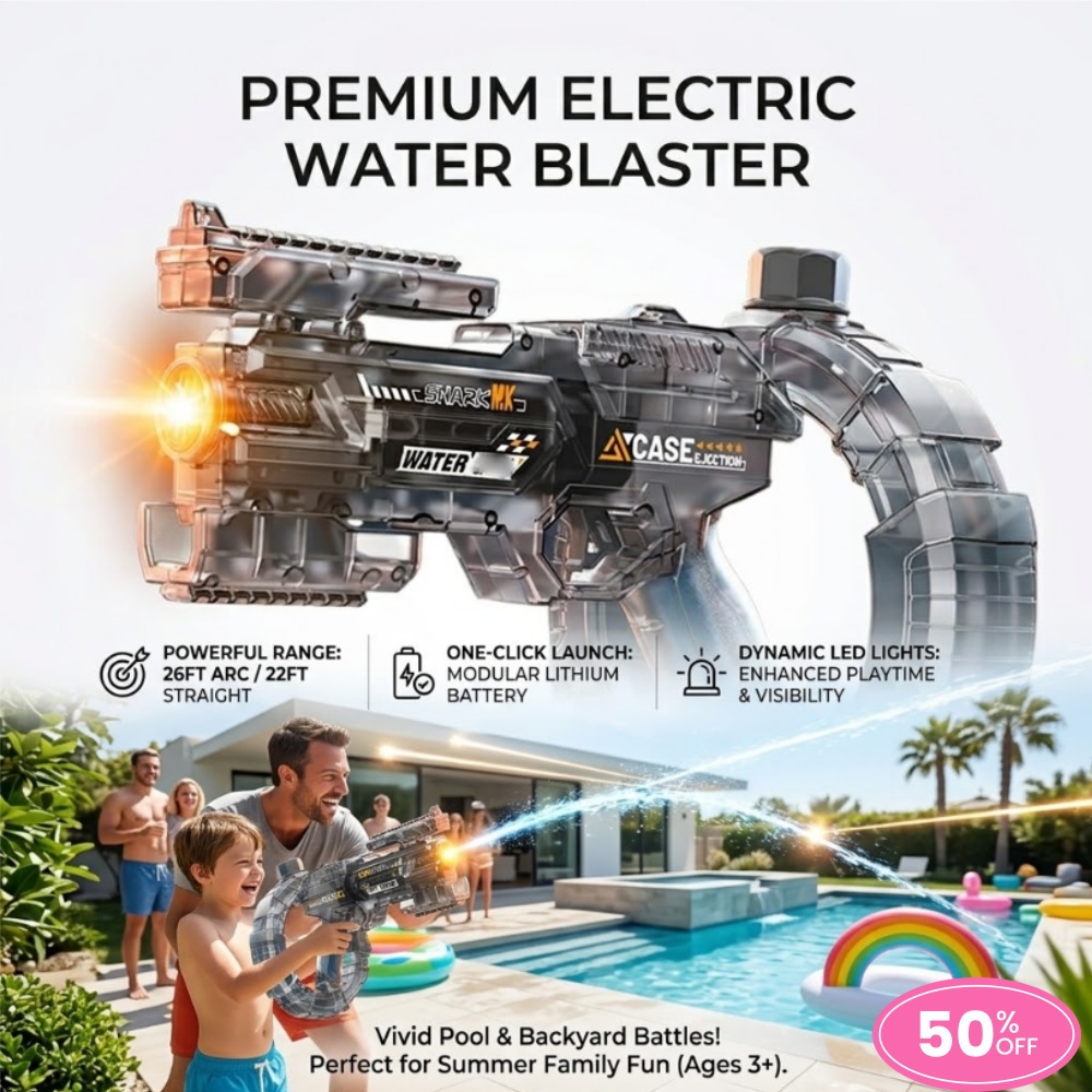 Outdoor Lighting The Range - Elektrische Wasserpistole Automatische Wasserpistole mit Dauerfeuer