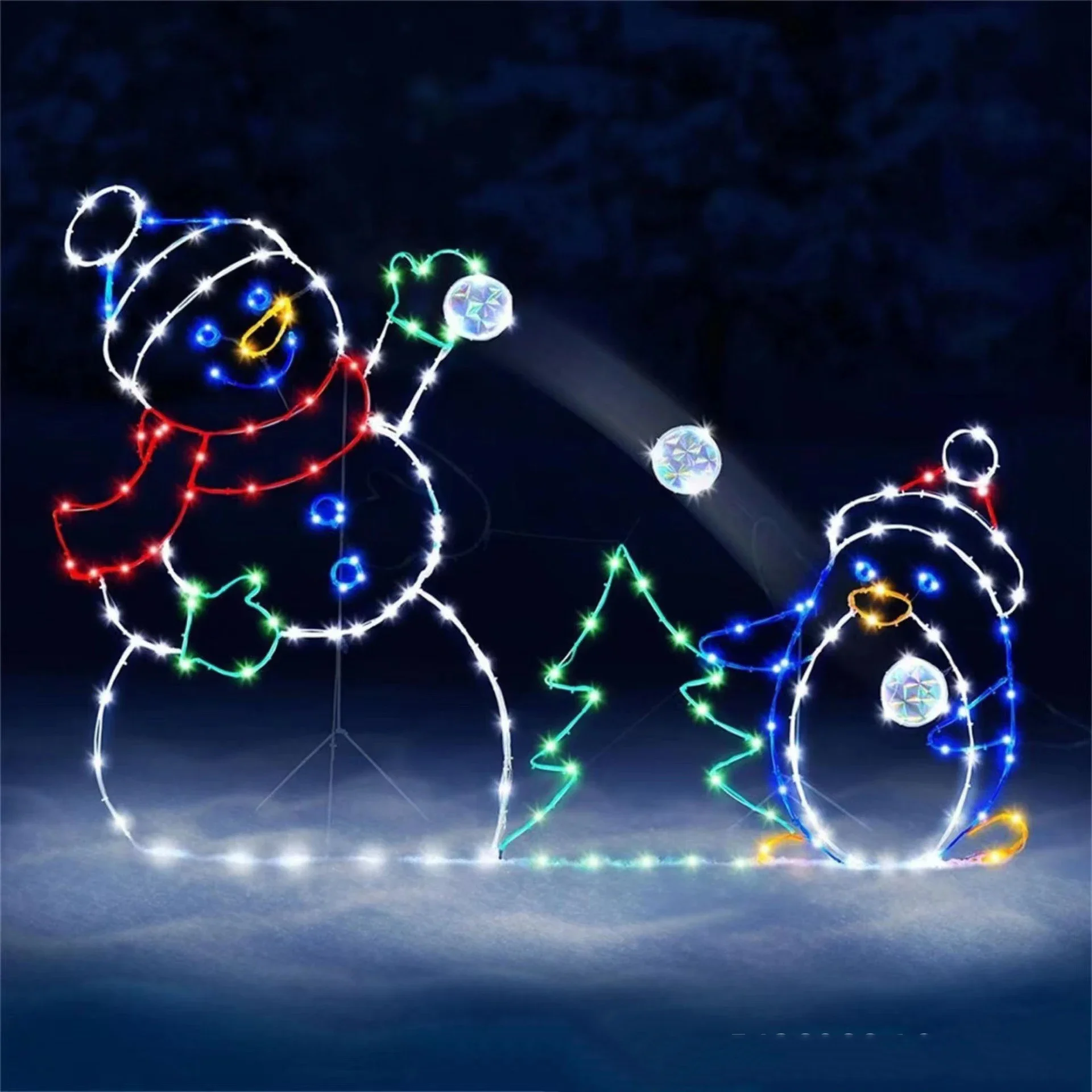 Animiertes Schneeballlicht, LE – Outdoor Lighting Xmas Bewertung und Preis