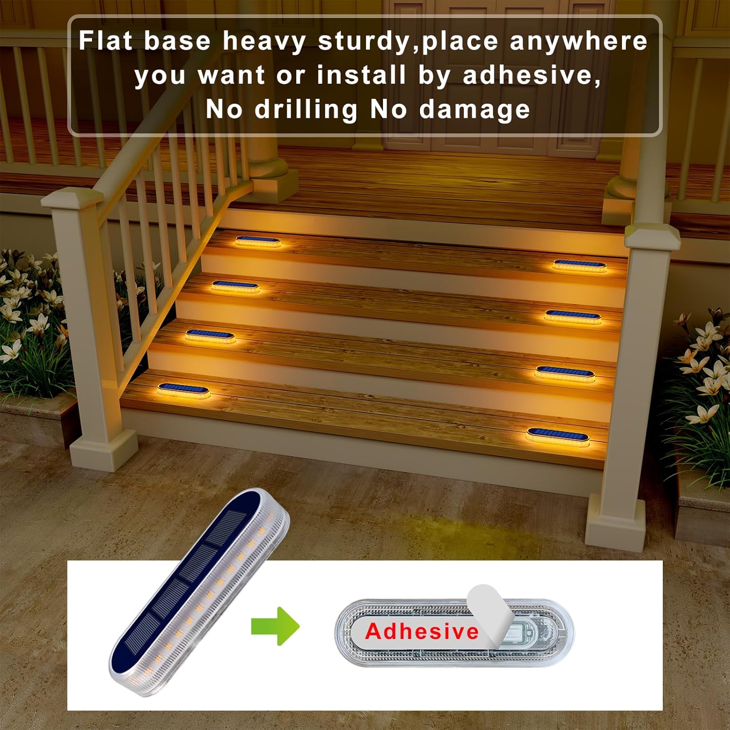 5 Jahre Lebensdauer Solar-LED- – Outdoor Lighting On Stairs Bewertung und Preis