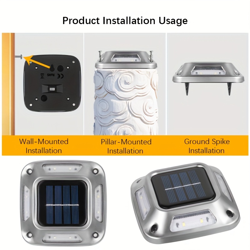 8 Stück Solar-Wegeleuchten für – Outdoor Lighting On Stairs Bewertung und Preis