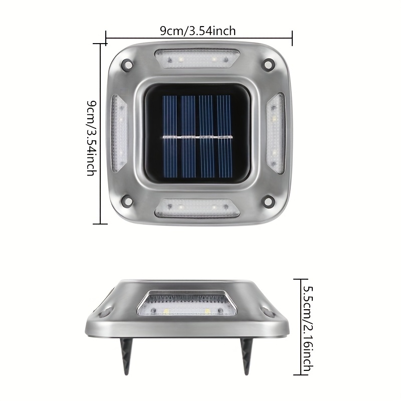 8 Stück Solar-Wegeleuchten für – Outdoor Lighting On Stairs Bewertung und Preis