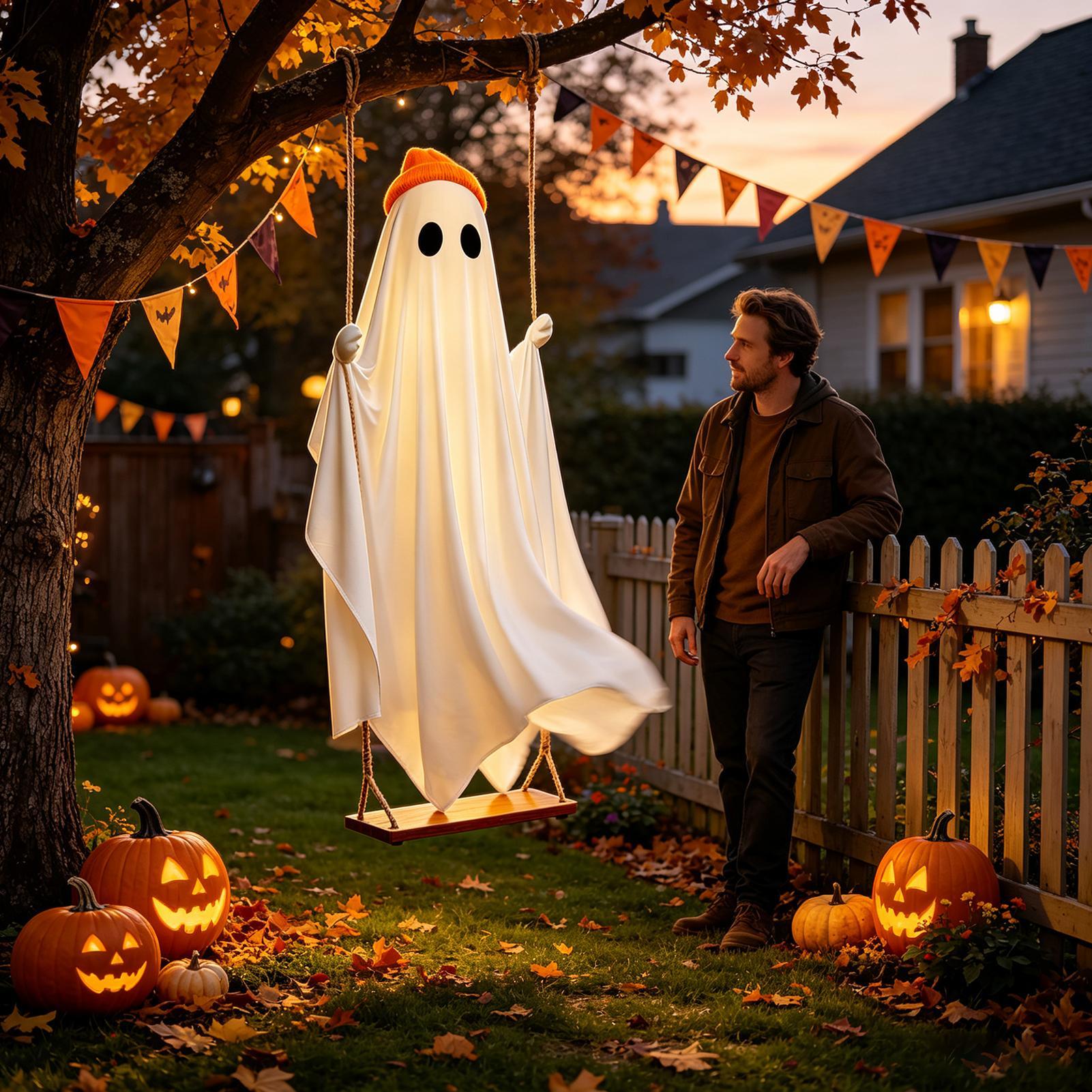 Halloween-Geisterdekoration mi – Outdoor Lighting Battery Operated Bewertung und Preis