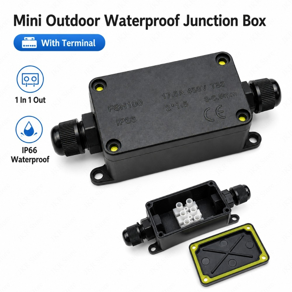 2-Wege Outdoor IP66 Wasserdich – Outdoor Lighting Wire Connectors Bewertung und Preis