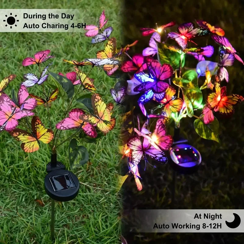 Solar-LED-Schmetterlings-Garte – Outdoor Lighting Xmas Bewertung und Preis