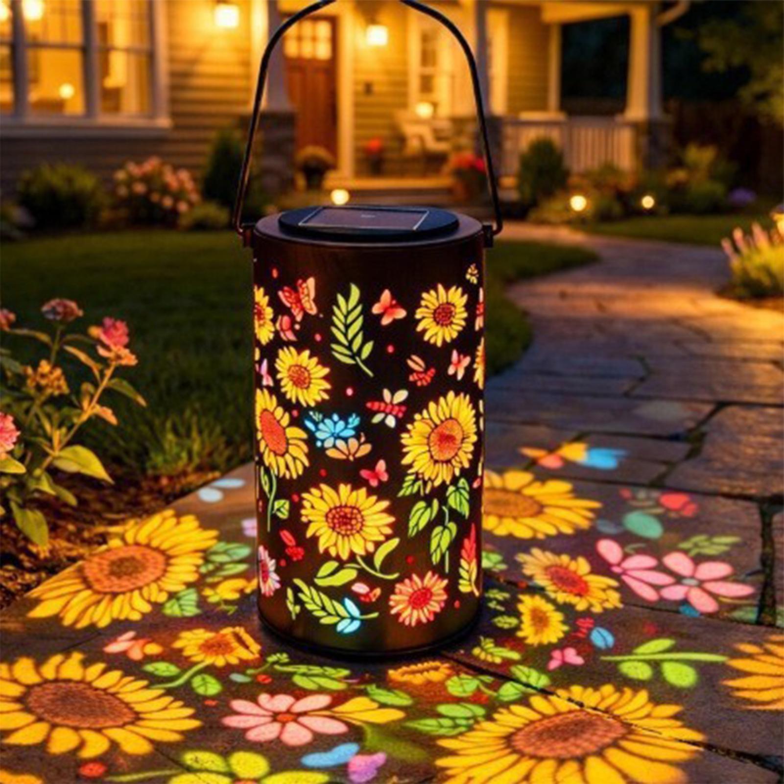Sonnenblumen-Solarlaterne, wet – Outdoor Lighting Pathway Bewertung und Preis