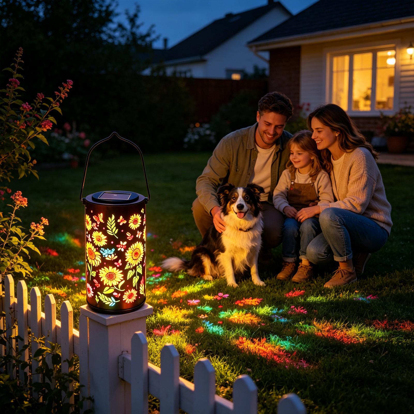 Sonnenblumen-Solarlaterne, wet – Outdoor Lighting Pathway Bewertung und Preis