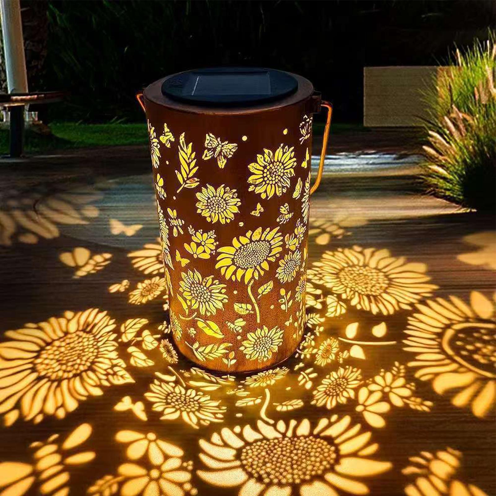 Sonnenblumen-Solarlaterne, wet – Outdoor Lighting Pathway Bewertung und Preis