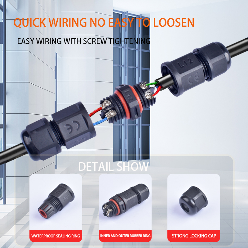 IP68 Wasserdichter Stecker LED – Outdoor Lighting Wire Connectors Bewertung und Preis