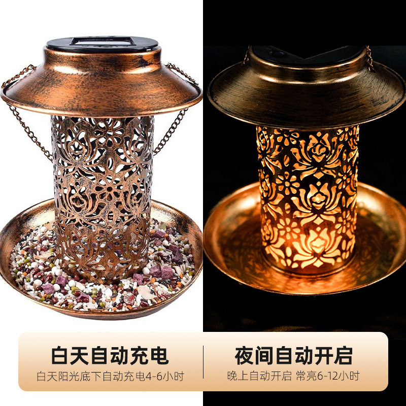 Solarbetriebener Vogelfuttersp – Outdoor Lighting Ideas For Backyard Bewertung und Preis