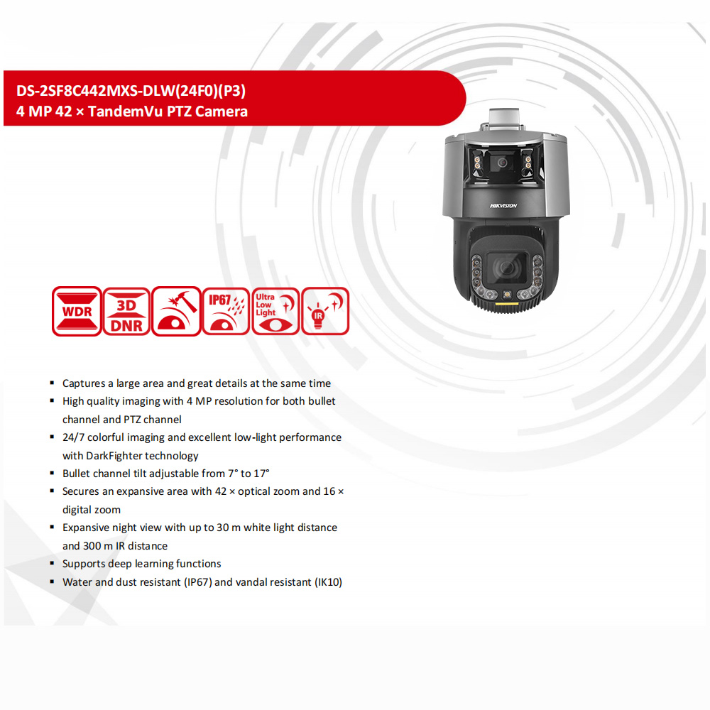 Hikvision PTZ-Kamera DS-2SF8C4 – Outdoor Lighting No Electricity Bewertung und Preis