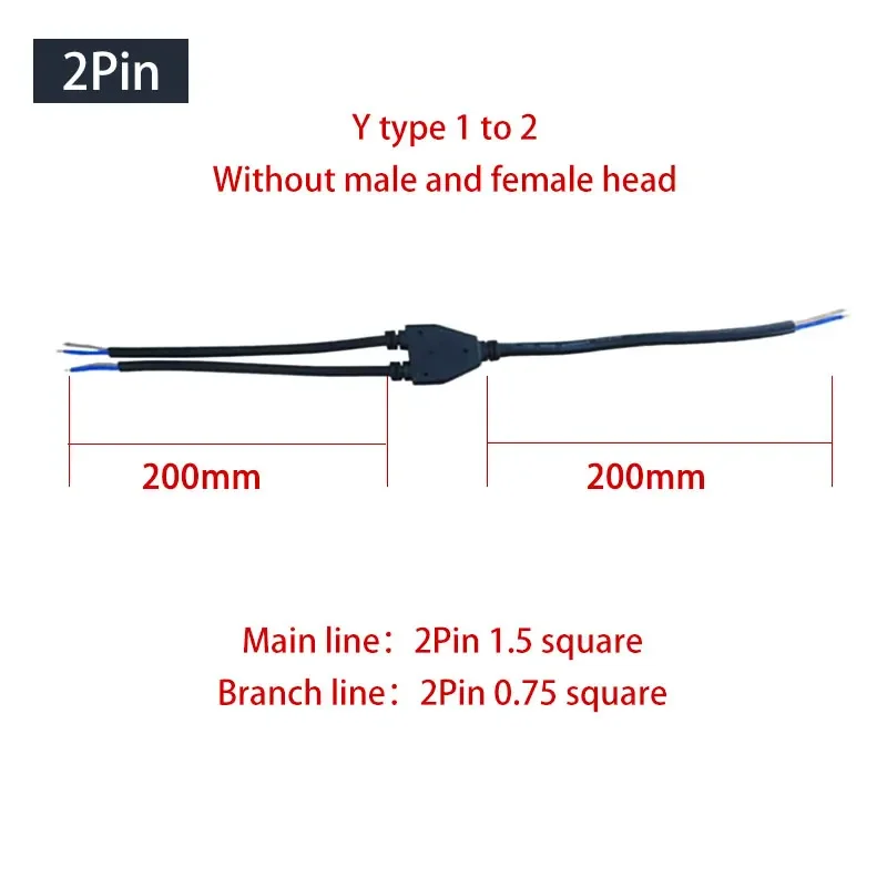 Wasserdichter Y-Typ-Draht-Spli – Outdoor Lighting Wire Connectors Bewertung und Preis