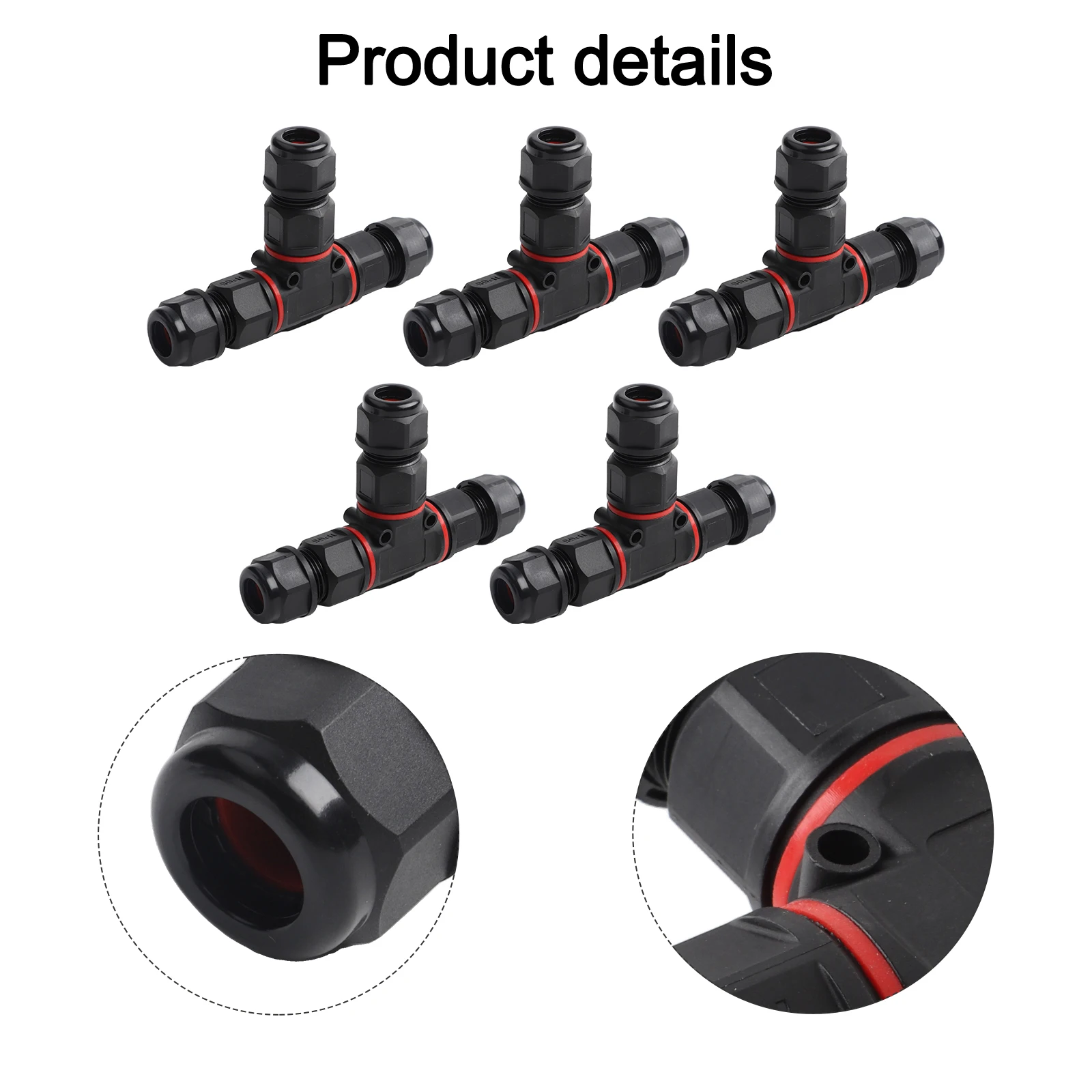 5 Stück IP68 Wasserdichter 3-P – Outdoor Lighting Wire Connectors Bewertung und Preis