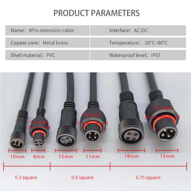 Männlich Weiblich Stecker Kabe – Outdoor Lighting Wire Connectors Bewertung und Preis