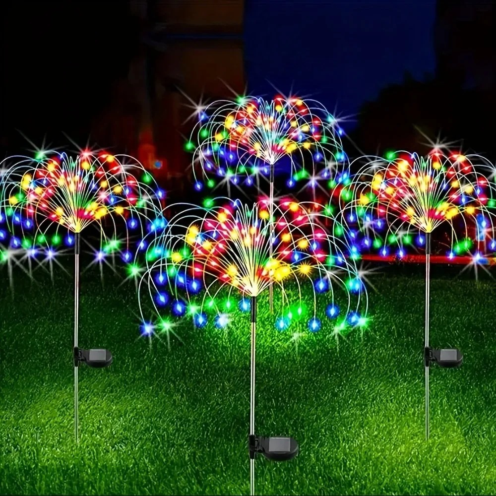 Solar-LED-Feuerwerkslichterket – Outdoor Lighting Xmas Bewertung und Preis