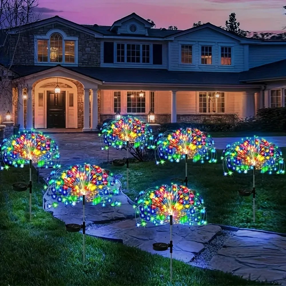Solar-LED-Feuerwerkslichterket – Outdoor Lighting Xmas Bewertung und Preis
