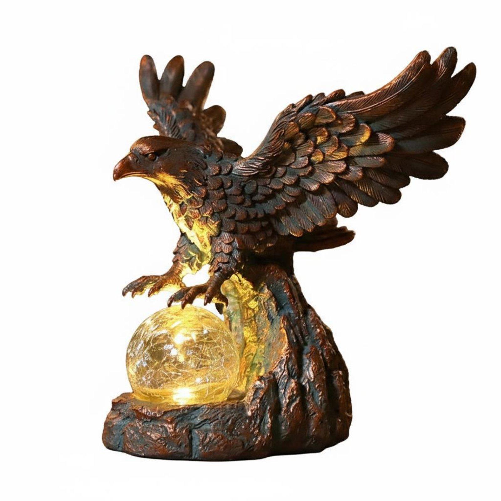 Solar-Adler-Statuenleuchte, wa – Outdoor Lighting Pathway Bewertung und Preis
