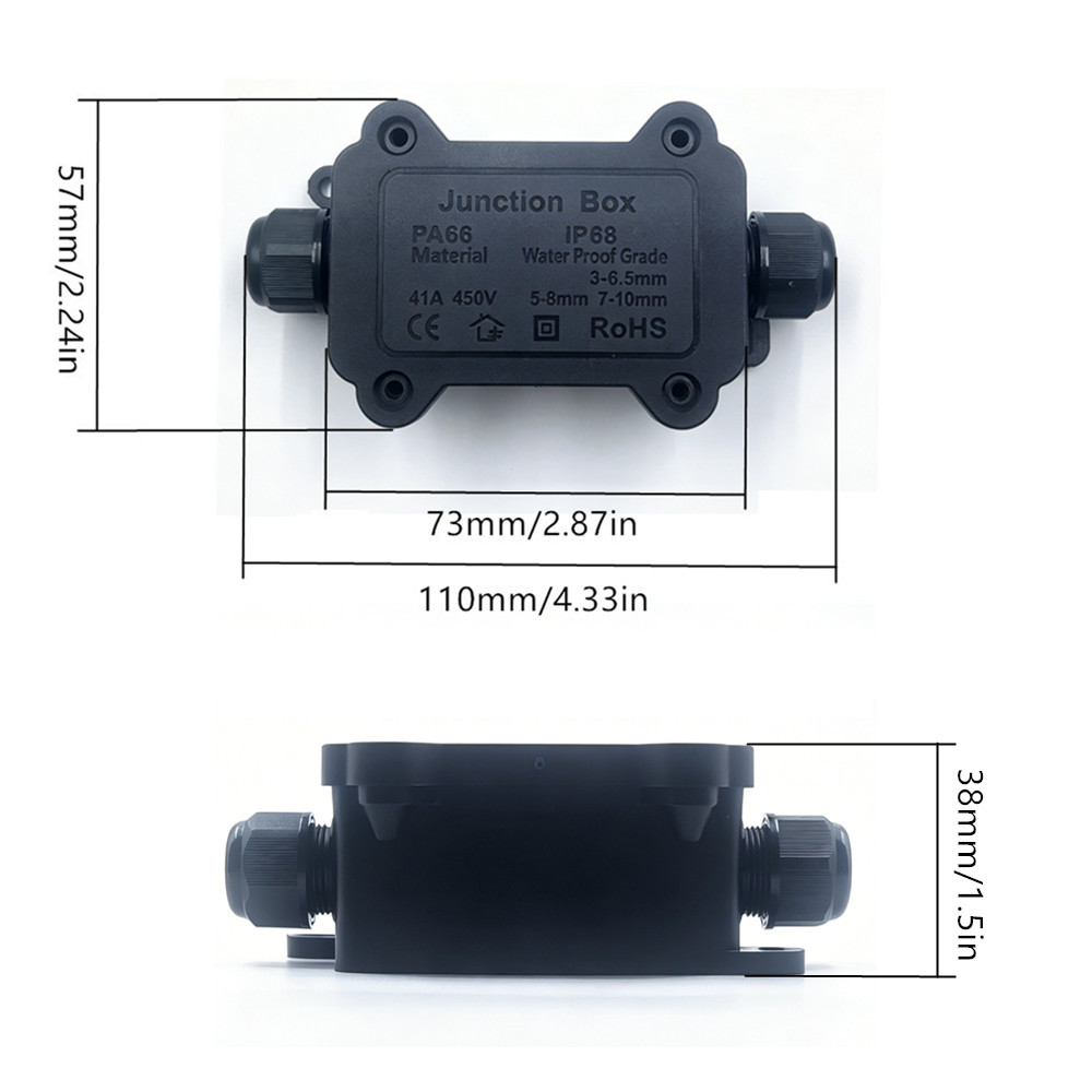 IP68 Wasserdichte Anschlussdos – Outdoor Lighting Wire Connectors Bewertung und Preis