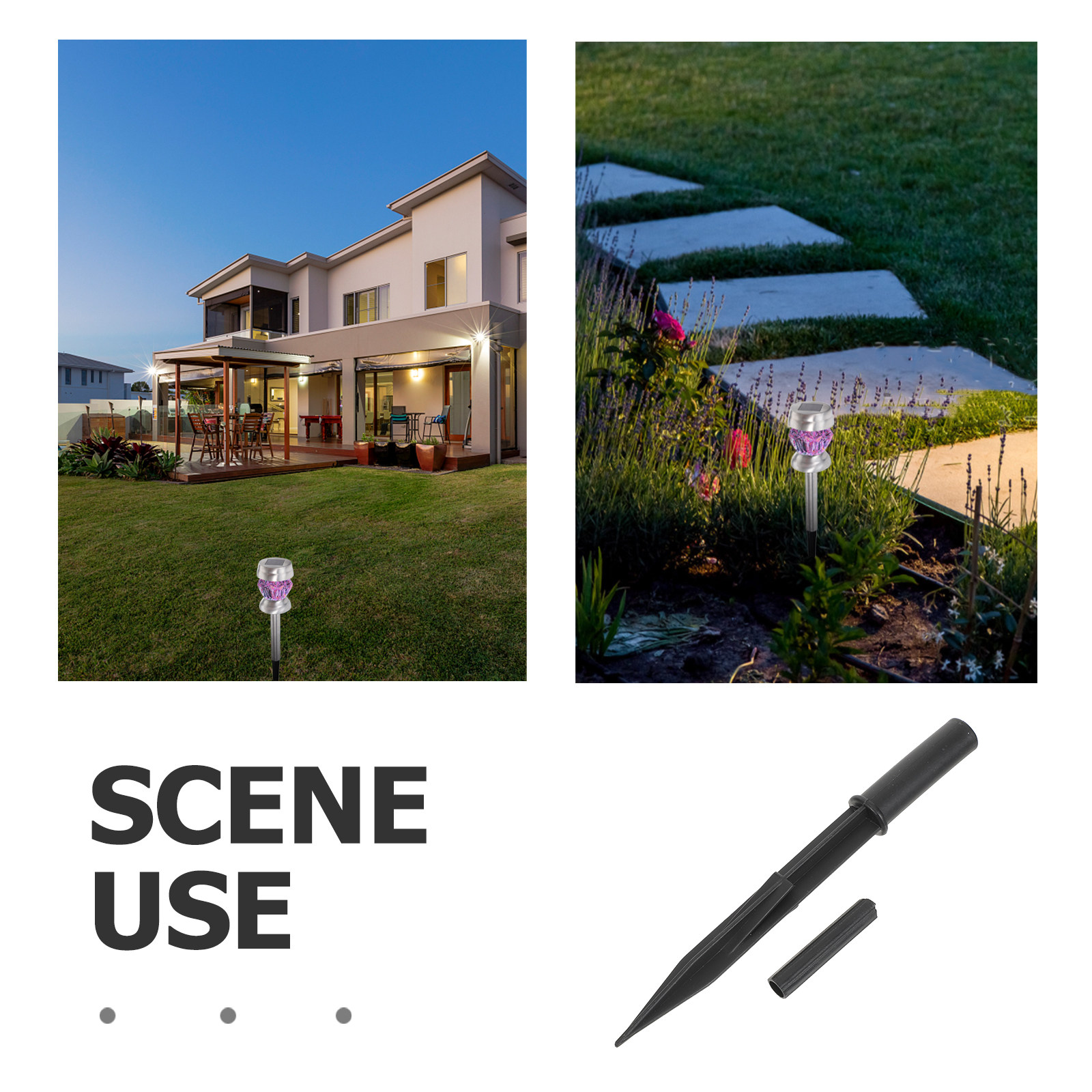 20 Sets Solar-Bodenspieße aus  – Outdoor Lighting Pathway Bewertung und Preis