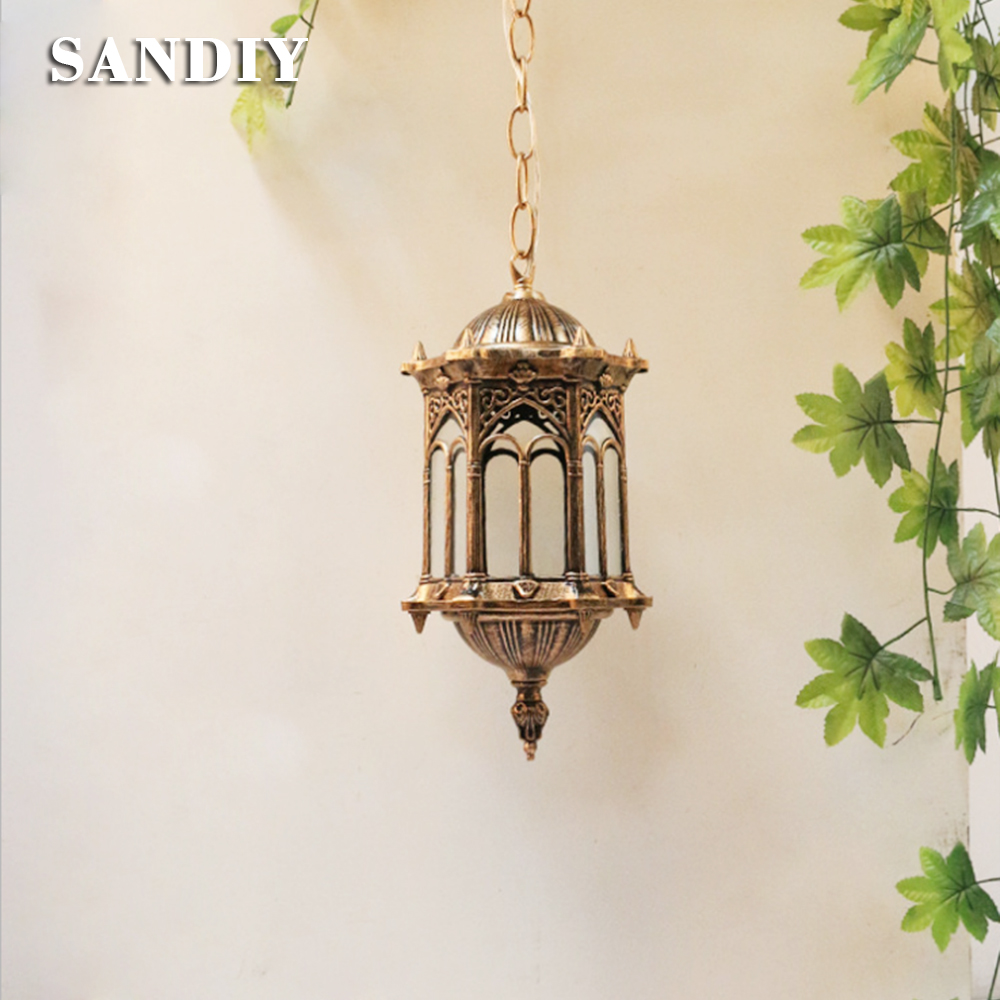 SANDIY Außenpendelleuchte Retr – Outdoor Lighting Restaurant Bewertung und Preis