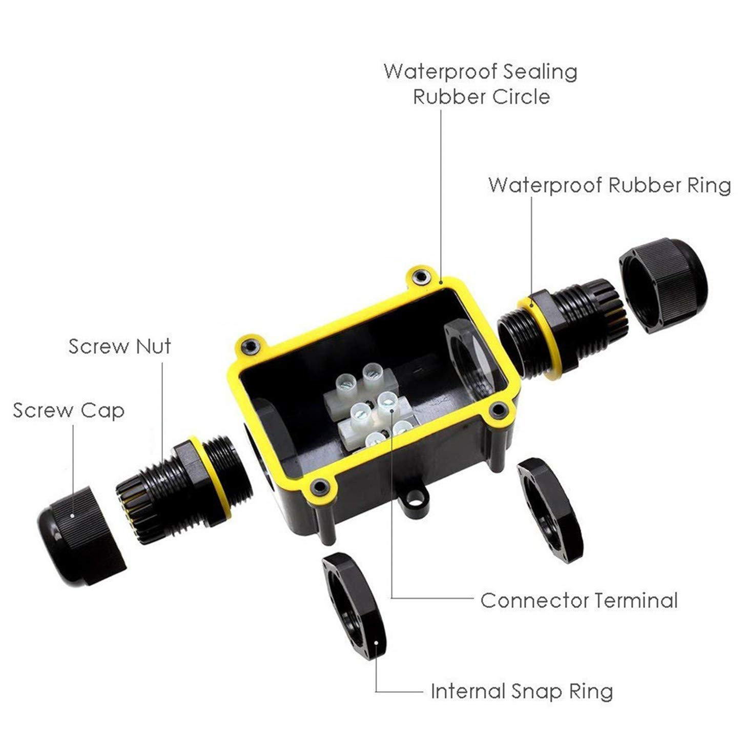 2-Wege-Anschlussdose für den A – Outdoor Lighting Wire Connectors Bewertung und Preis