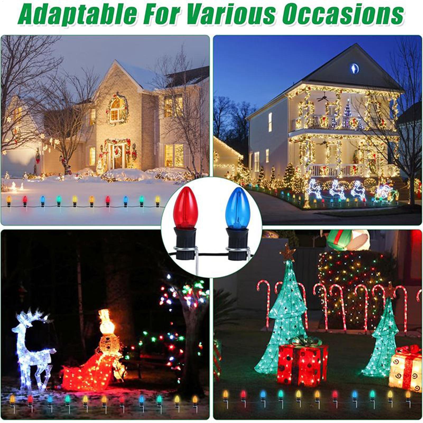 Weihnachtslichtpfähle für Hof, – Outdoor Lighting Pathway Bewertung und Preis