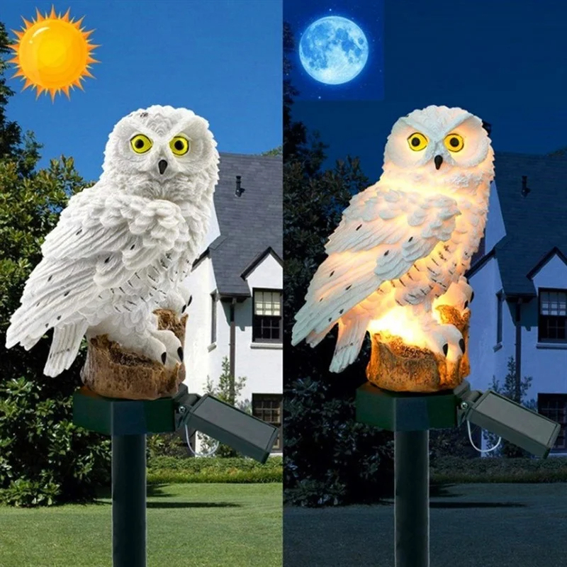 Solar-Eulen-Statue Gartenleuch – Outdoor Lighting Beacon Bewertung und Preis