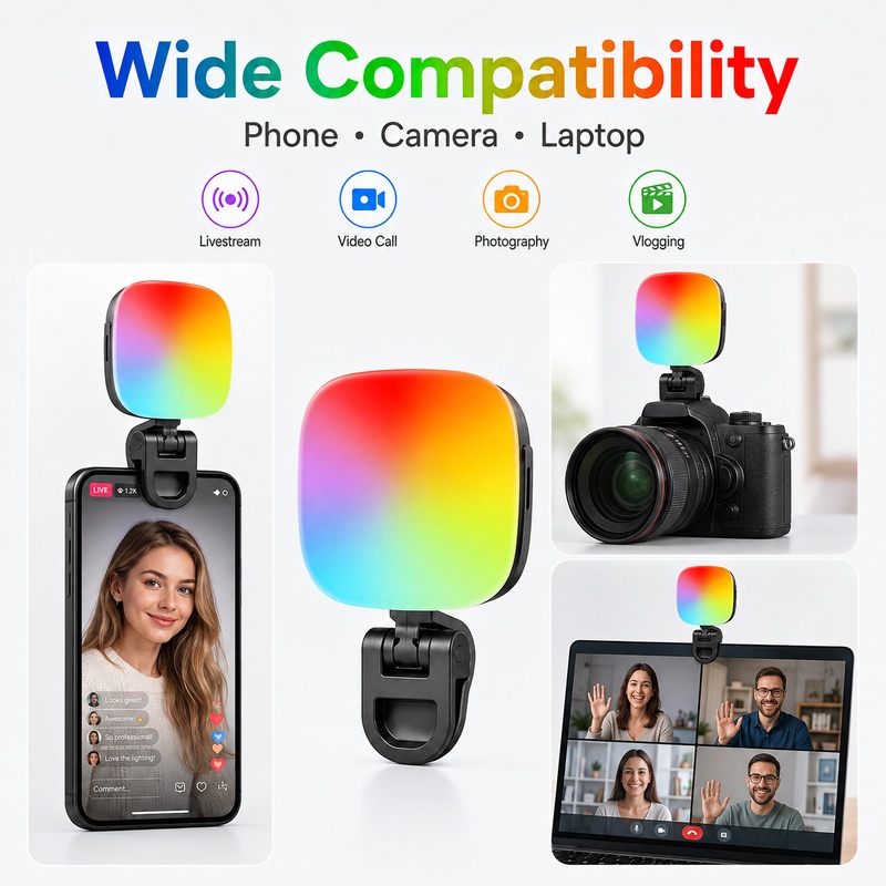 Tragbares RGB-LED-Fülllicht, T – Outdoor Lighting Video Bewertung und Preis
