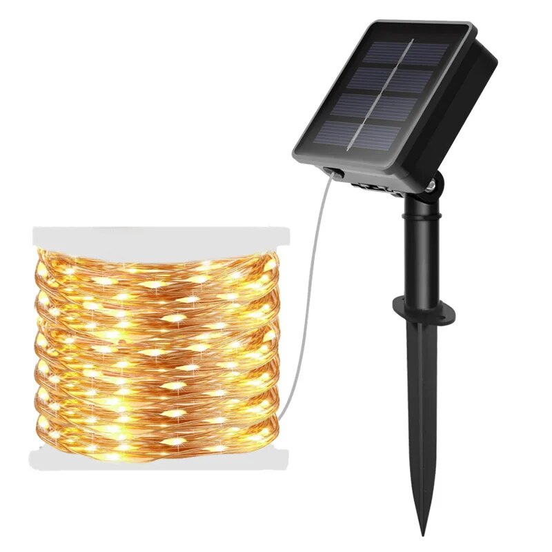 100 LED Solar Fee wasserdichte – Outdoor Lighting No Wiring Bewertung und Preis
