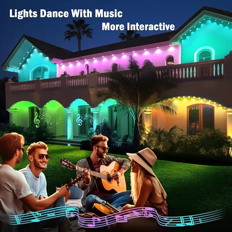 300FT Permanent Traufe LED Sma – Outdoor Lighting For Front Of House Bewertung und Preis