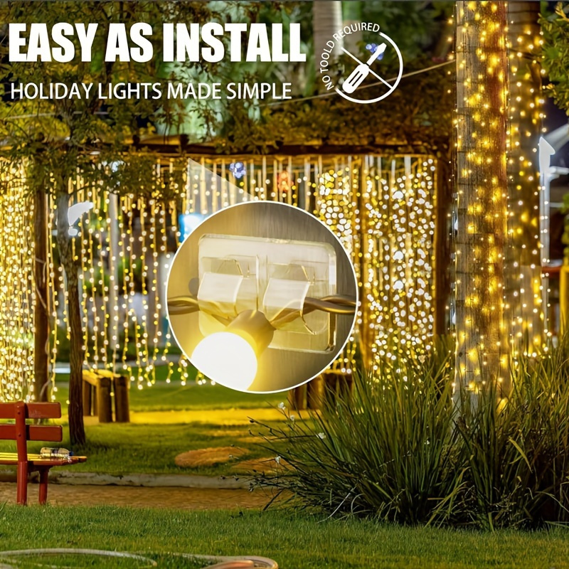 4/10 Stück Haken für Lichterke – Outdoor Lighting Xmas Bewertung und Preis