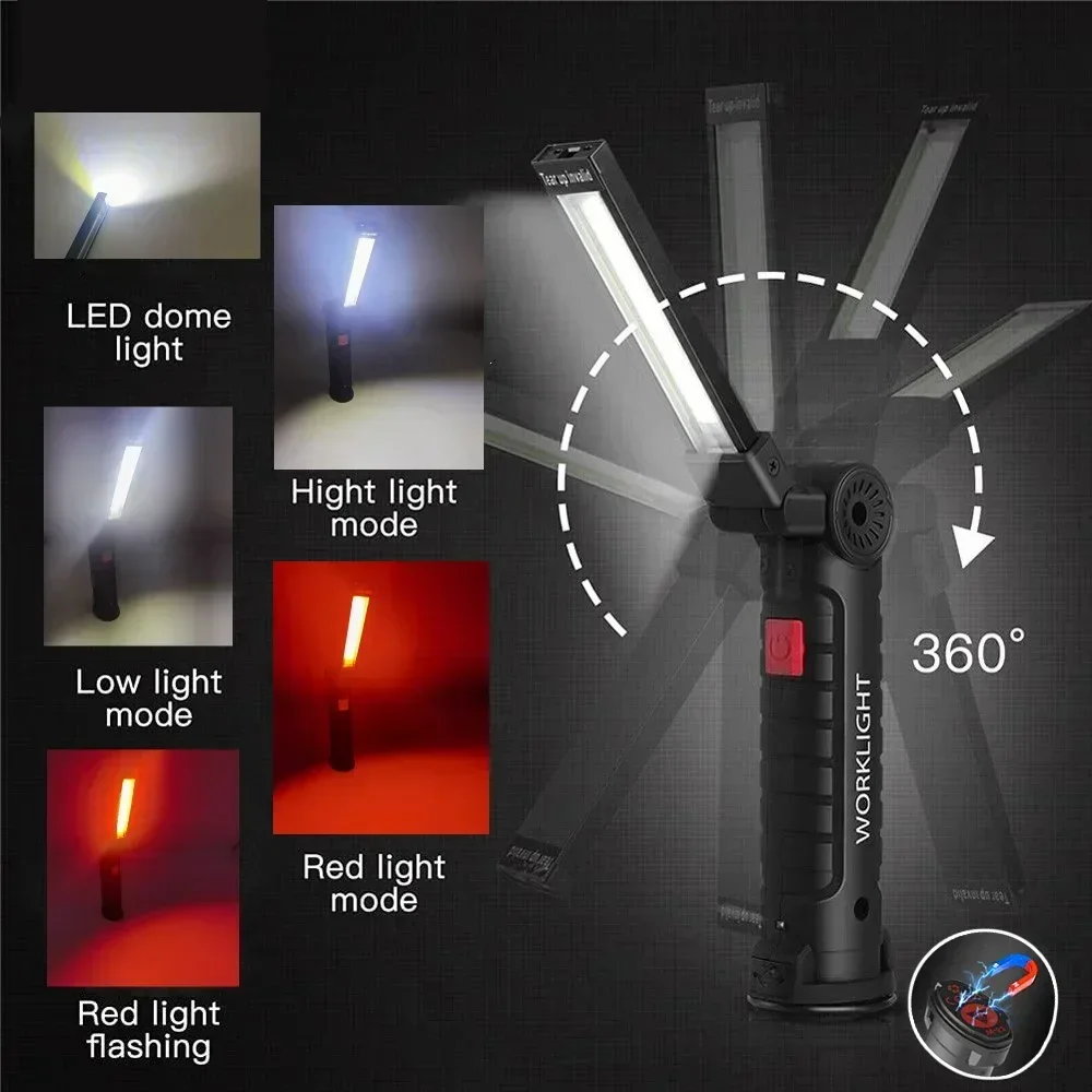 LED COB Taschenlampe USB wiede – Outdoor Lighting Beacon Bewertung und Preis