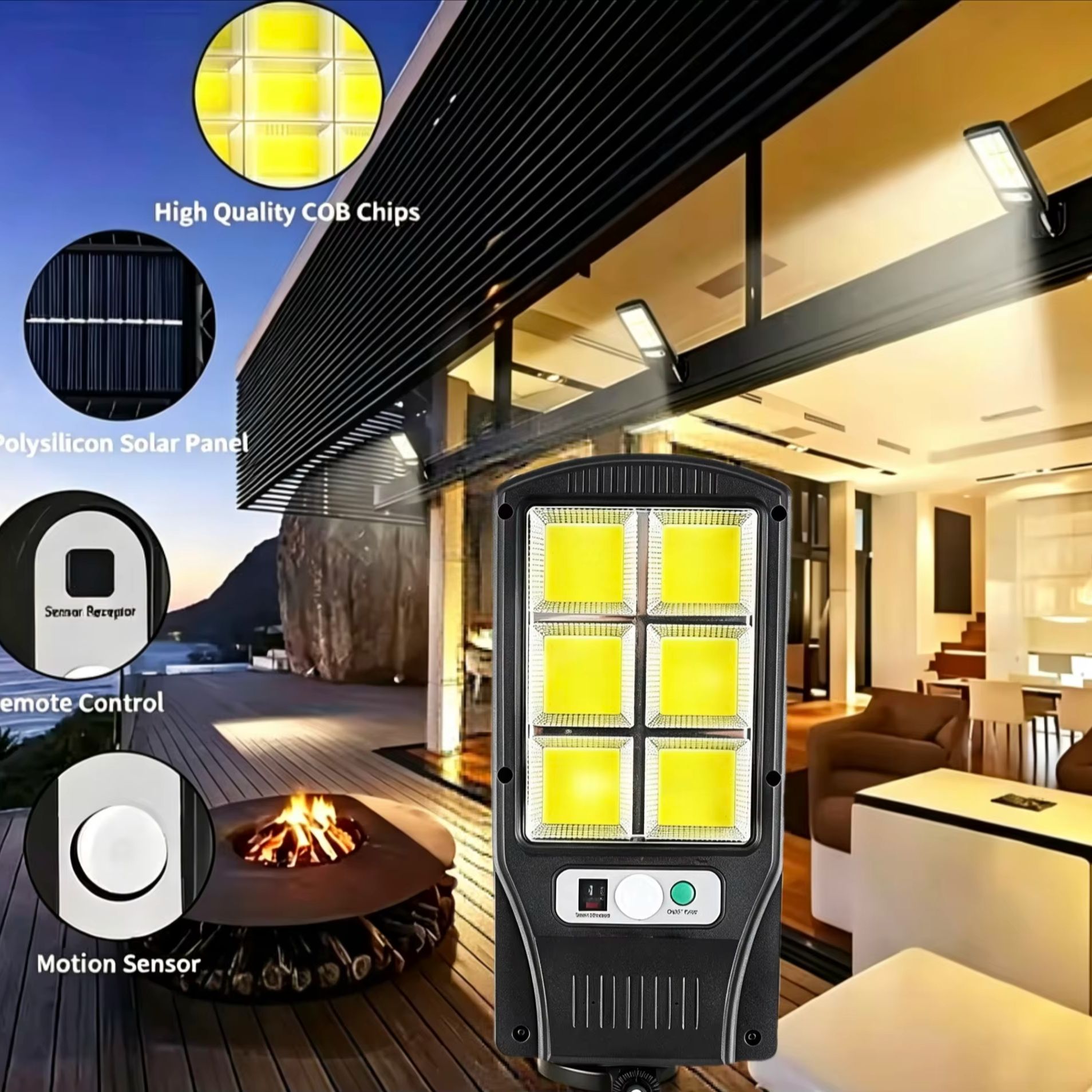Leistungsstarke Solar-Außenleu – Outdoor Lighting No Electricity Bewertung und Preis