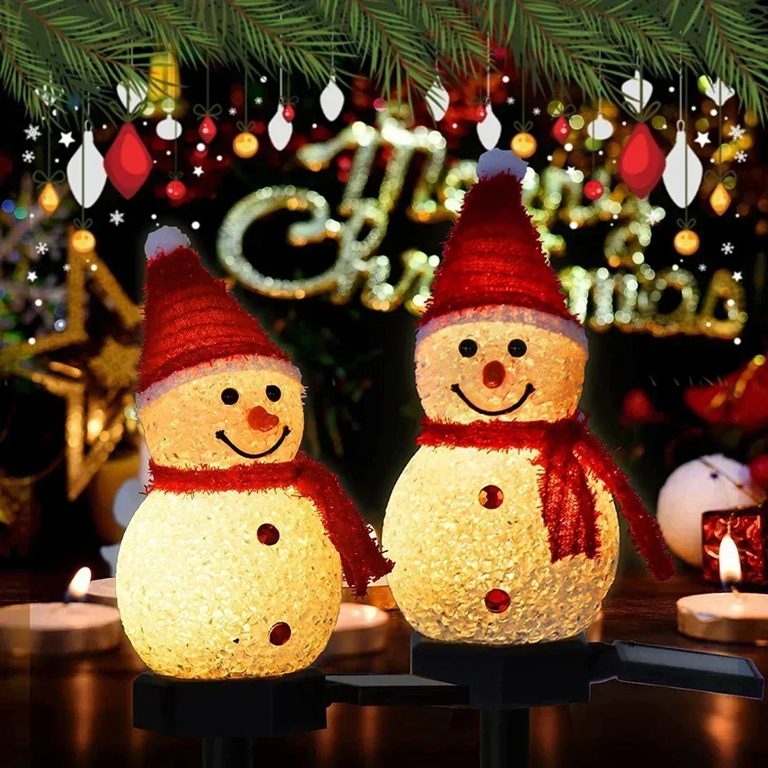 Weihnachts-Schneemann Solar-Ga – Outdoor Lighting Pathway Bewertung und Preis