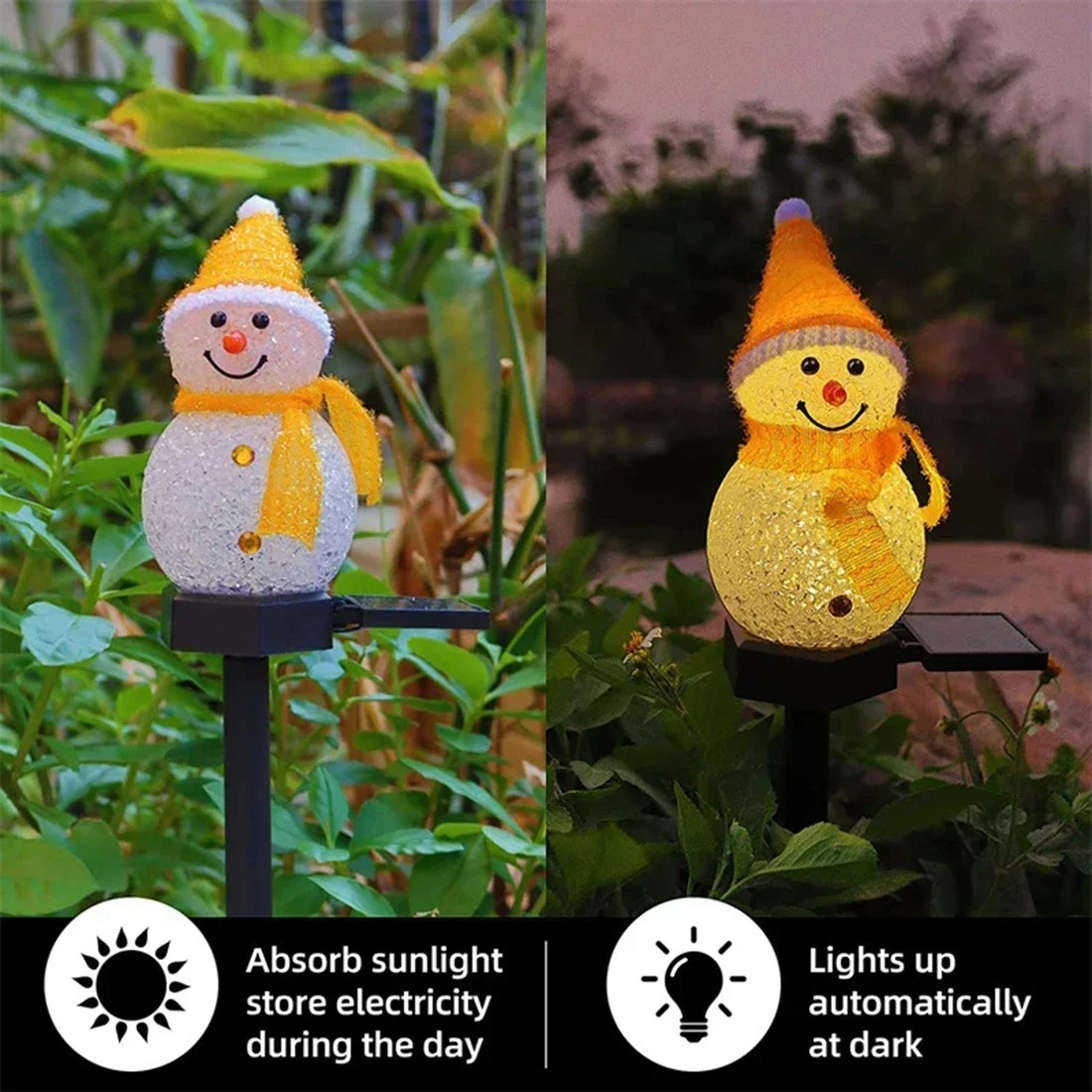Weihnachts-Schneemann Solar-Ga – Outdoor Lighting Pathway Bewertung und Preis